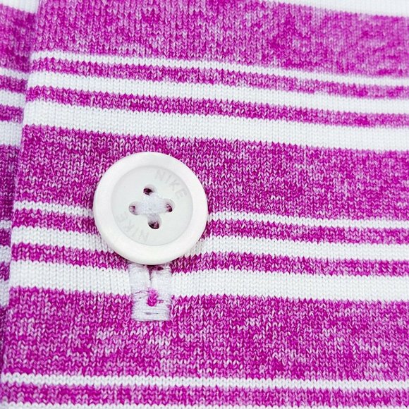 Nike Dry Polo Men's Golf Tennis Shirt Purple White Size S BV0269-551 - Picture 5 of 6